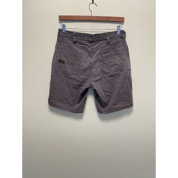 Ariat Mens Rebar M4 Low Rise Shorts Size 31 Gray Canvas Cargo Stretch Utility - Picture 5 of 11